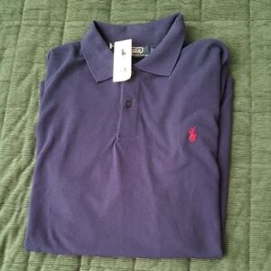 Polo by Ralph Lauren Men's Dark Blue Polo Shirt